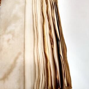 25 Coffee Dyed 11"x17" Papers, Hand Dyed Papers, Junk Journal Supply